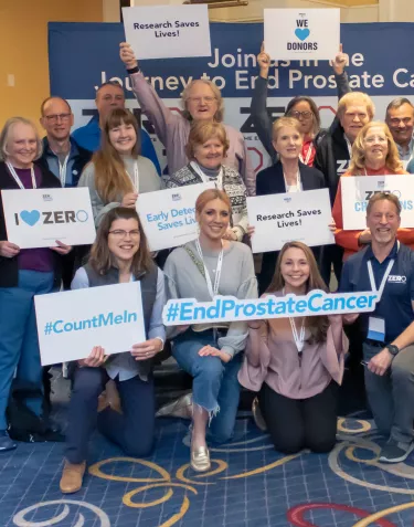 Group photo from ZERO Prostate Cancer Summit