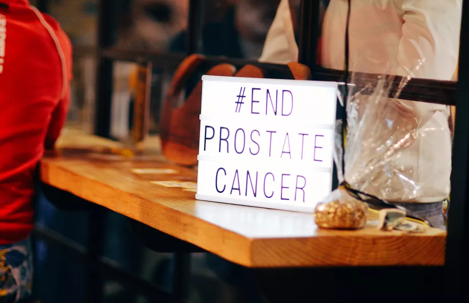 End Prostate Cancer sign