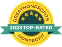 Greatnonprofits.org 2023 Top-Rated Charity logo