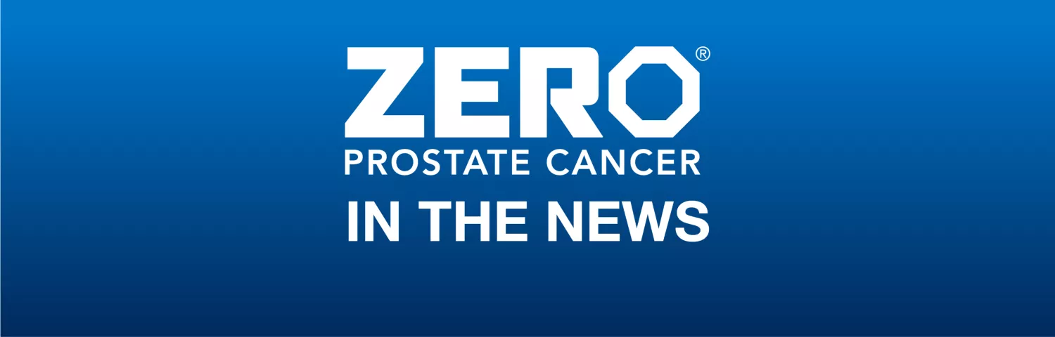 ZERO Prostate Cancer in the News banner