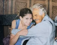 Sarah Bousquet and Dad