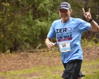 Dr. Jim McAndrew jogging at Tyler Run/Walk 2015