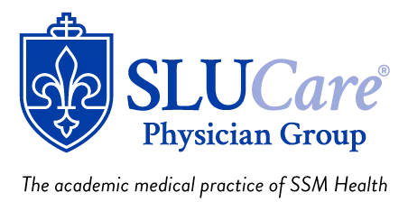 SLU CAre Physician Group logo with a tag line