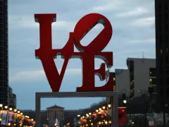 Love Park Sign In Philly
