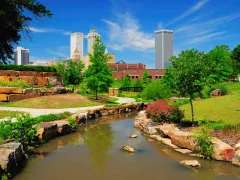 Tulsa City View with creek