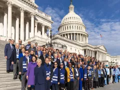 Advocates for the ZERO Prostate Cancer Summit posing on Capital Hill