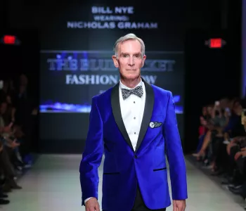 Bill Nye Blue Jacket Fashion Show