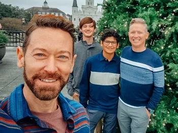 Chris Hartley and family