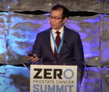 Dr. Eric Shinohara speaking at the 2023 Summit