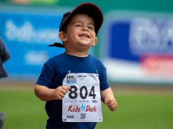 Small boy at Hartford Kids Dash