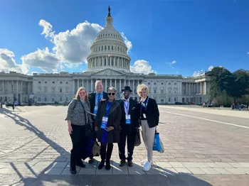 ZERO Advocates in front of the Capitol in Washington D.C.