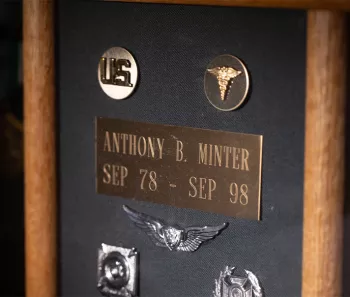 Tony Minter's military awards