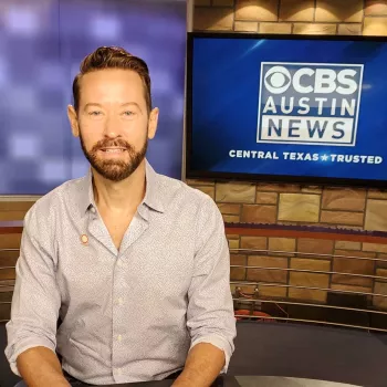 ZERO Champion Chris Hartly speaking on CBS News Austin