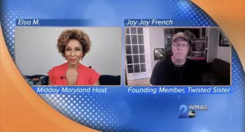 Jay Jay French on Maryland TV news