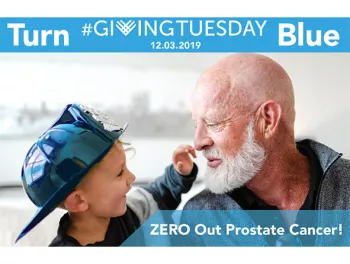 Turn #GivingTuesday Blue to help us ZERO out prostate cancer