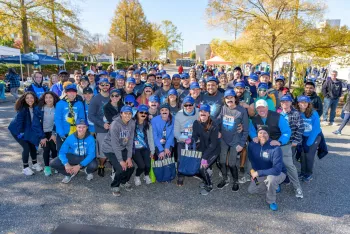 Alliance Urology team Greensboro, NC RunWalk on November 17th
