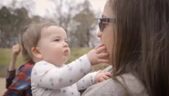 Emily Madden and child