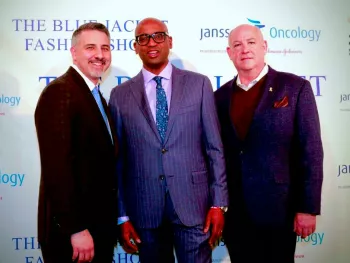 Mike Crosby at a Blue Jacket Fashion Show event