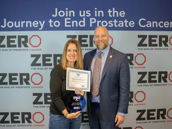 Jamie Bearse and Sandy at a ZERO event