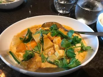 Thomas Addison eats healthy meals like this now