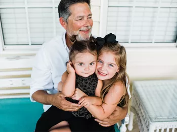 Steve Bleser and two of his beautiful daughters