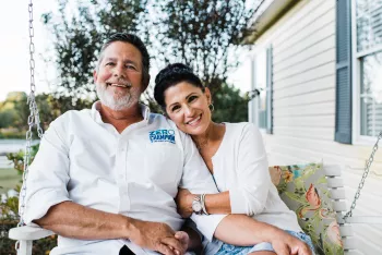 Steve Bleser and his wife