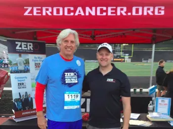 Jamie Bearse and Ian Mair at ZERO Cancer Run Walk Event