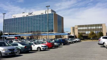 UMC health building and parking lot