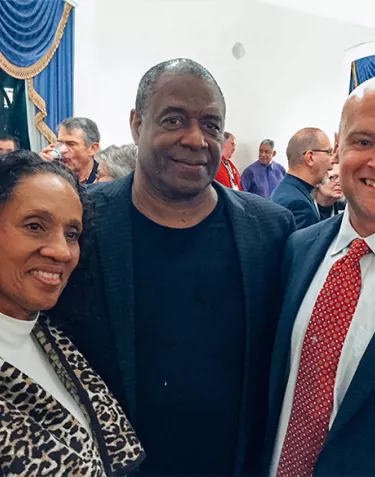 Jamie and Ken Griffey