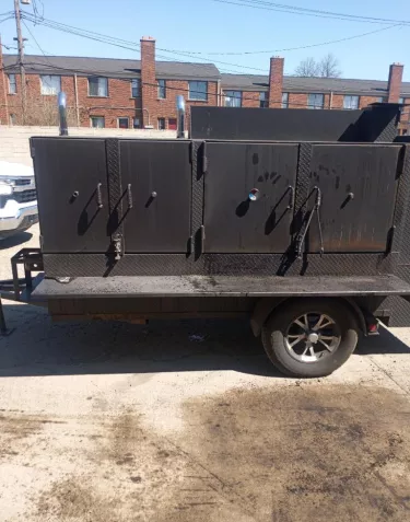 Ulysses Williams' bbq grill