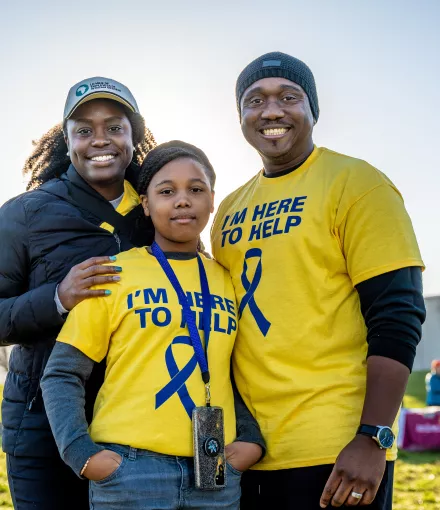 Smiling Family of Volunteers