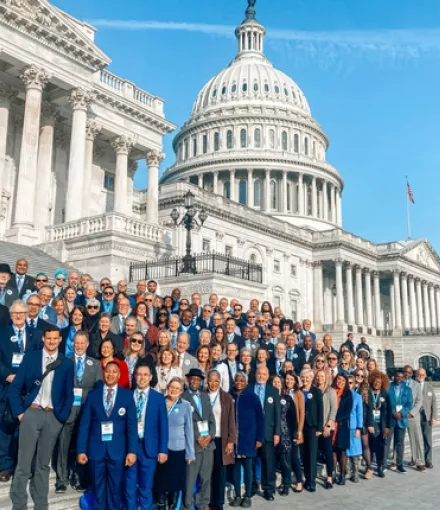 Group of ZERO Advocates on Capitol Steps in DC