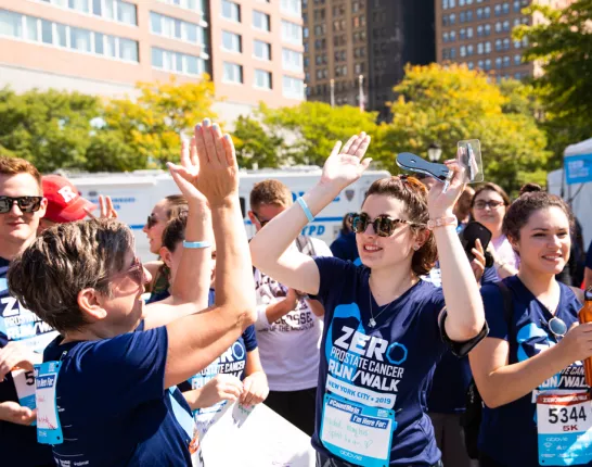 Run Walk Group Celebrating