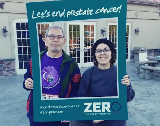 Sarah and her father Eugene DeGeorge, ZERO’s South Jersey Run Walk