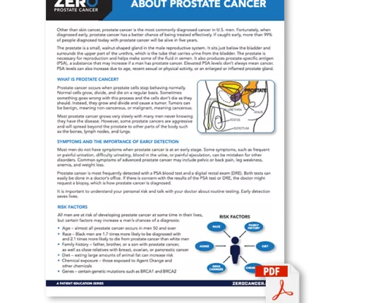 About Prostate Cancer 2-Page Guide