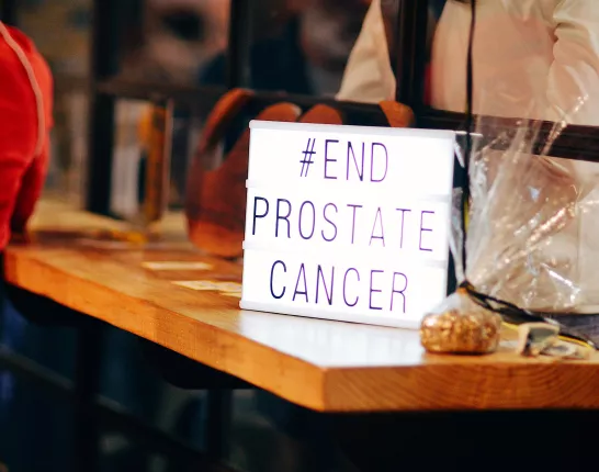 End Prostate Cancer sign