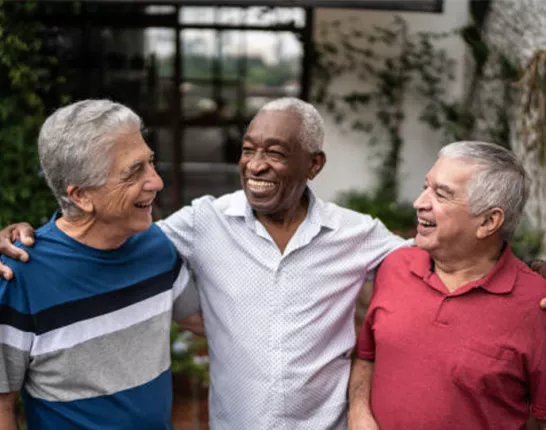 Three racially diverse men