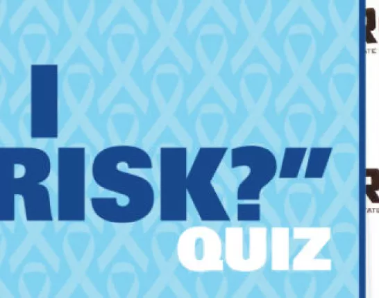 African American man holding a sign that says "Early Detection Saves Lives"