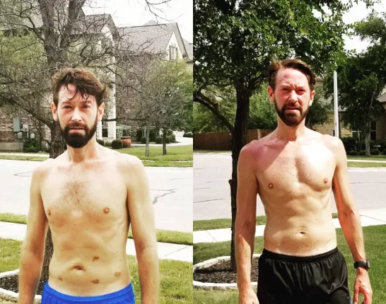 Chris Hartley's amazing fitness transformation