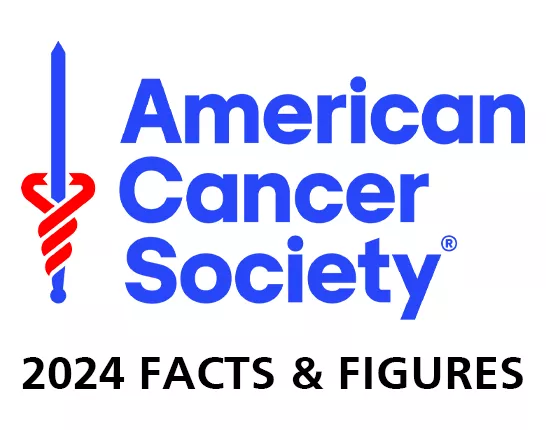 American Cancer Society Logo with "2024 Facts & Figures" written beneath it