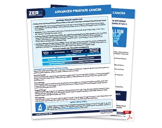 PDF Preview: Advanced Prostate Cancer One-Pager