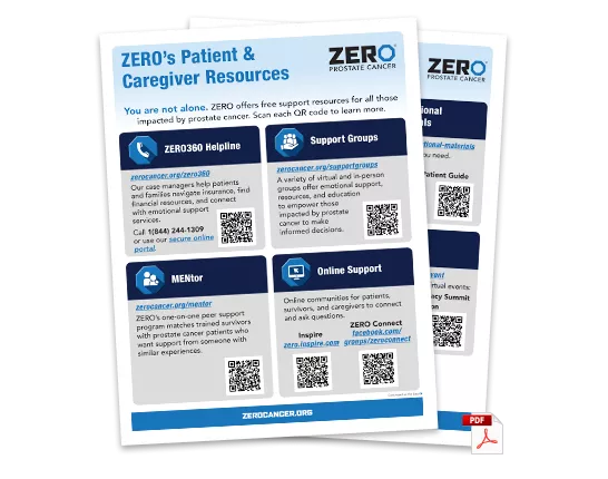 PDF Preview: Patient & Caregiver Resources (One-Pager)