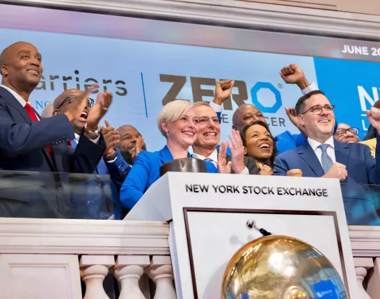 ZERO leaders ringing the bell at New York Stock Exchange