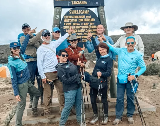 Group of hikers at Kilimanjaro