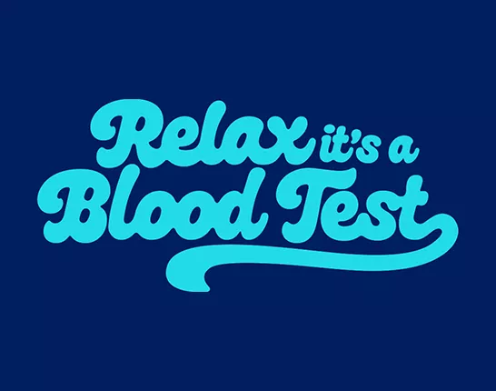 relax it's a blood test