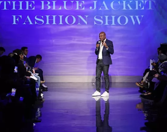 Blue Jacket Fashion Show