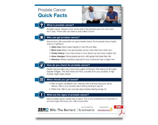 Facts and Stats about Prostate Cancer Download Thumbnail