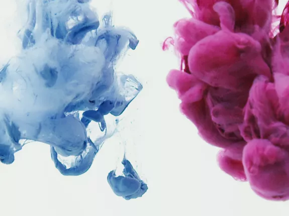 Blue and pink for prostate and breast cancer