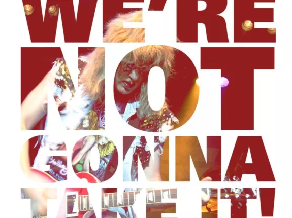 We're not gonna take it logo