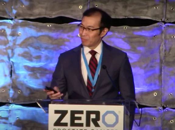 Dr. Eric Shinohara speaking at the 2023 Summit